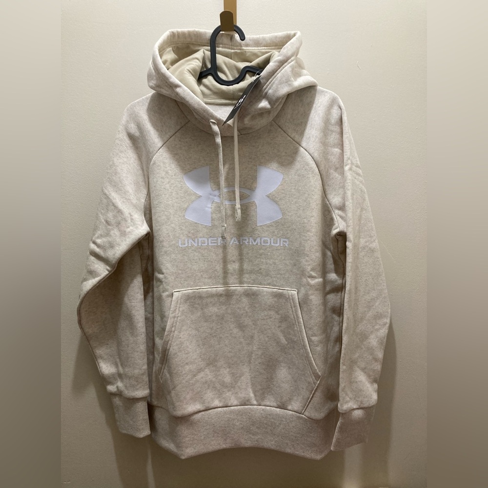 NWT UNDER ARMOUR WOMEN UA RIVAL FLEECE BIG LOGO HOODIE XL